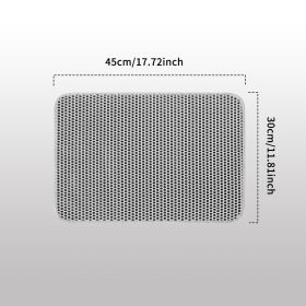 Cat litter pad - waterproof double-layer, preventing garbage tracking, non slip base, soft and safe, machine washable, easy to clean